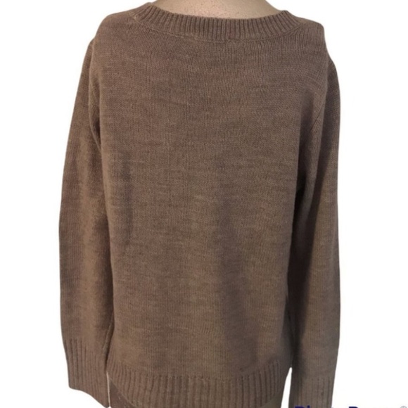 4/$20 Heather grey crewneck basic sweater soft comfy - Picture 4 of 7
